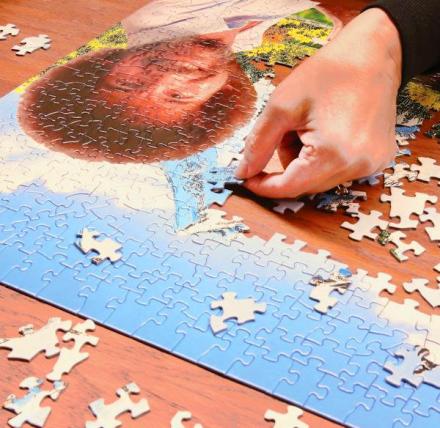 500 Piece Bob Ross Jigsaw Puzzle