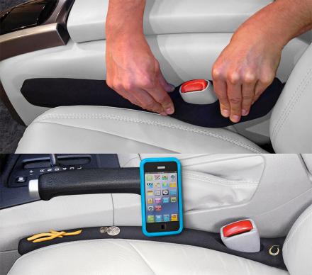 Drop Stop Prevents You From Dropping Items Through The Seat Gap In Your Car