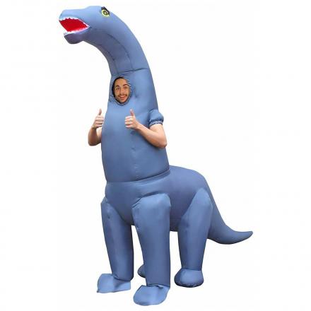 This Giant Inflatable Long Neck Dinosaur Costume Is Sure To Make You The Center Of The Party