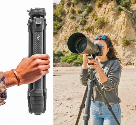 Incredible Travel Tripod Takes Up Half The Space Of Traditional Tripods