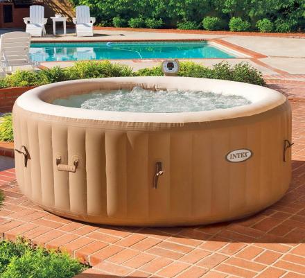 This Inflatable Hot Tub Sets Up In Just 20 Minutes