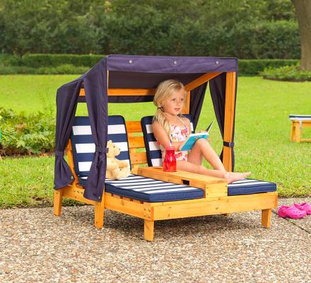 This Kid-Sized Patio Furniture Is Perfect For Family Fun Around The Pool