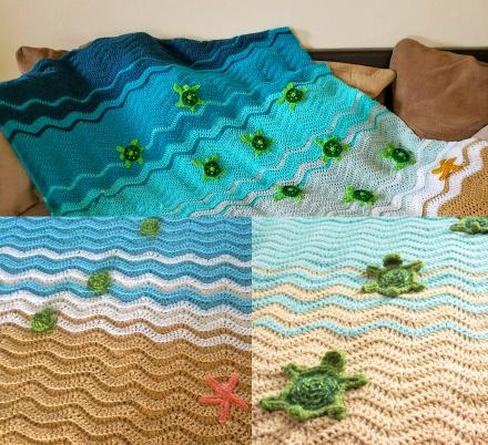 People Are Creating Crochet Sea Turtle Beach Blankets, And They Look Amazing
