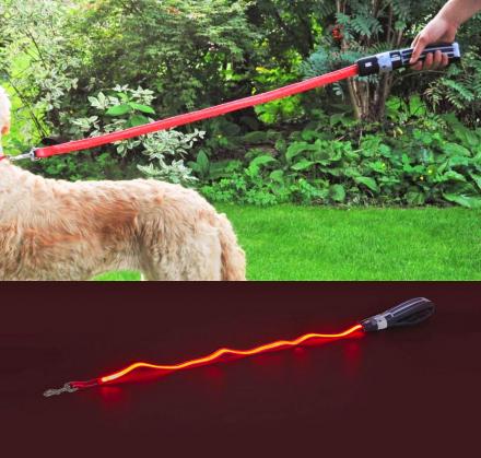 Star Wars Light-Up Lightsaber Dog Leash
