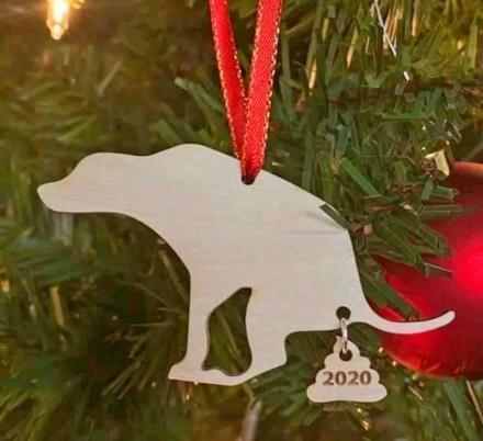 This Dog Poop 2020 Christmas Ornament Encapsulates This Year Perfectly