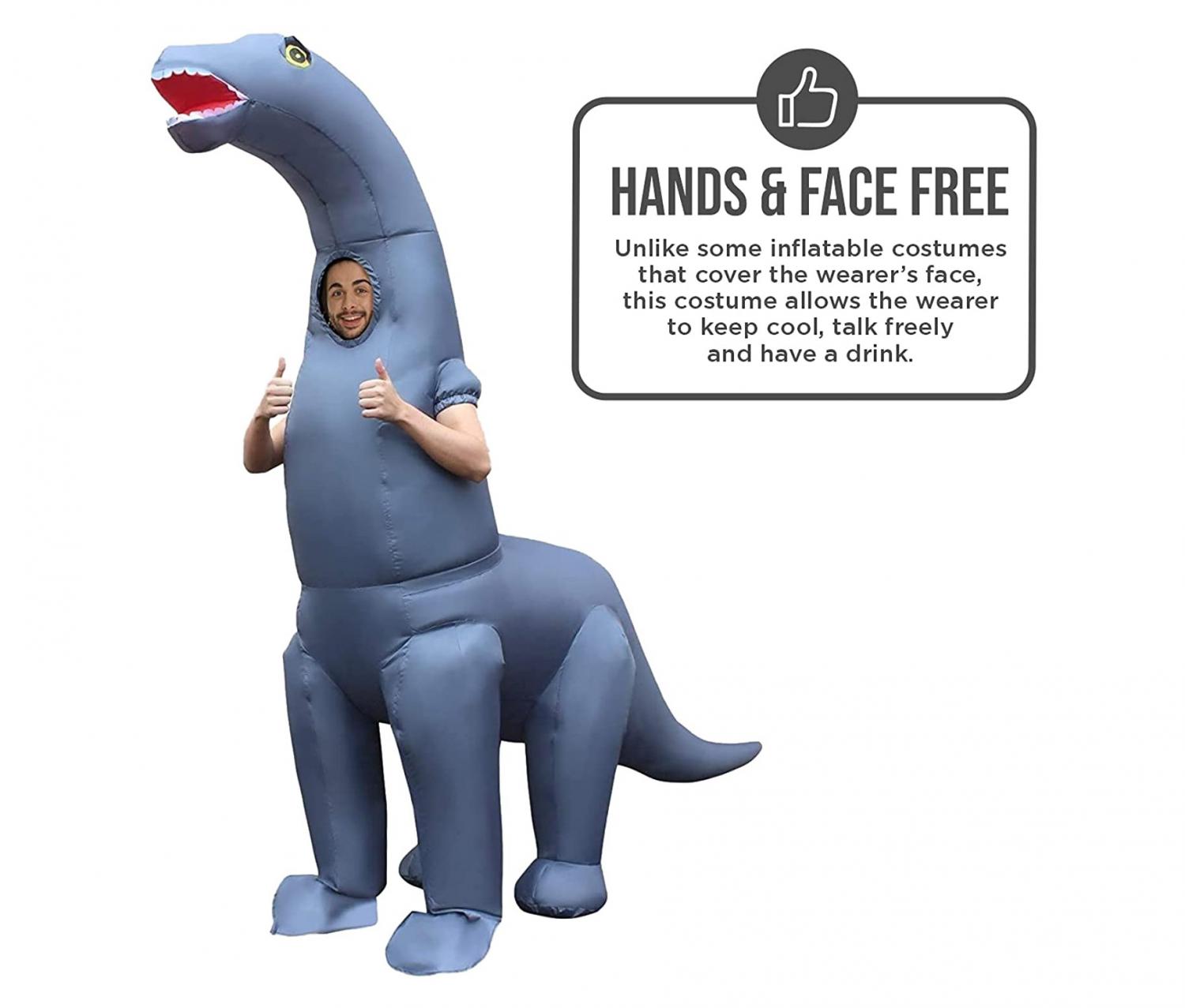 Giant Inflatable Long Neck Dinosaur Costume - Inflatable diplodocus costume