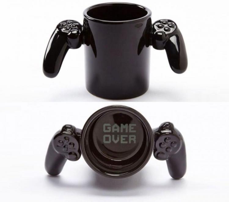 Game Over Mug: A Game Controller Coffee Mug