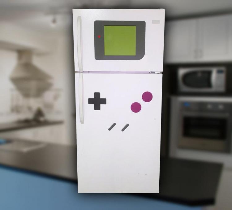 Magnets That Turn Your Refrigerator Into a Giant Game Boy