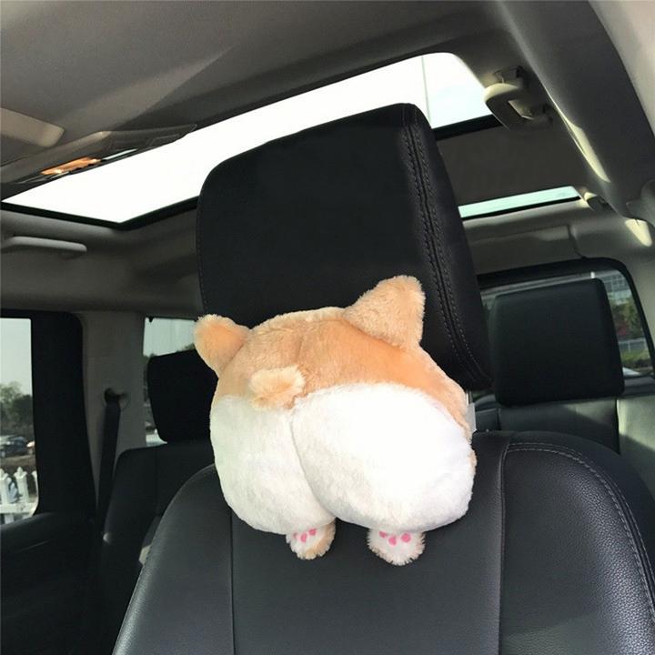 BONUS: Corgi Butt Car Headrest Pillow