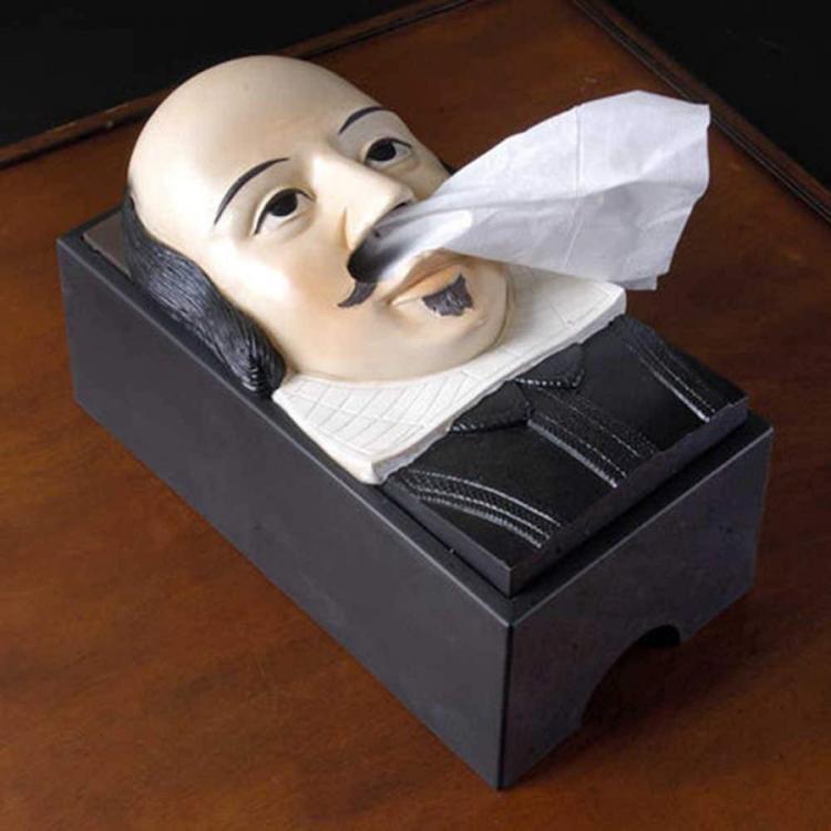 Shakespeare Tissue Dispenser