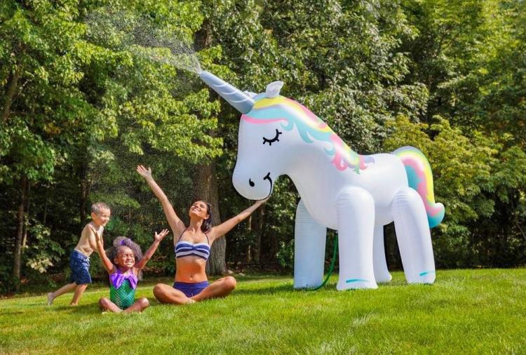 Inflatable Outdoor Unicorn Sprinkler