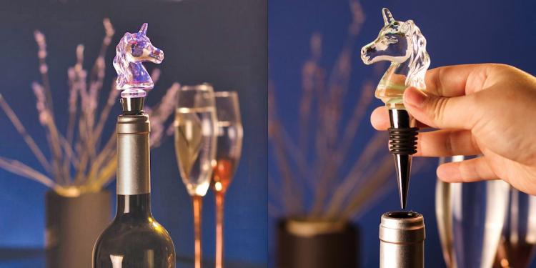Illuminated Unicorn Wine Bottle Stopper
