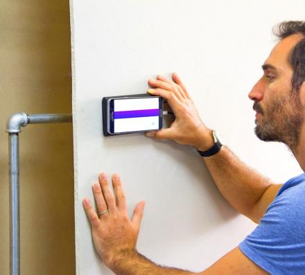 Walabot: Phone Sensor Detects Studs, Pipes, and Wires Behind Walls